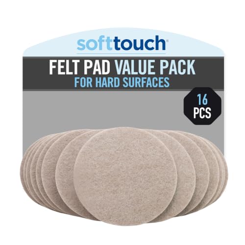 Almohadillas de fieltro resistentes de 3 pulgadas que cuidan tus suelos de madera 2