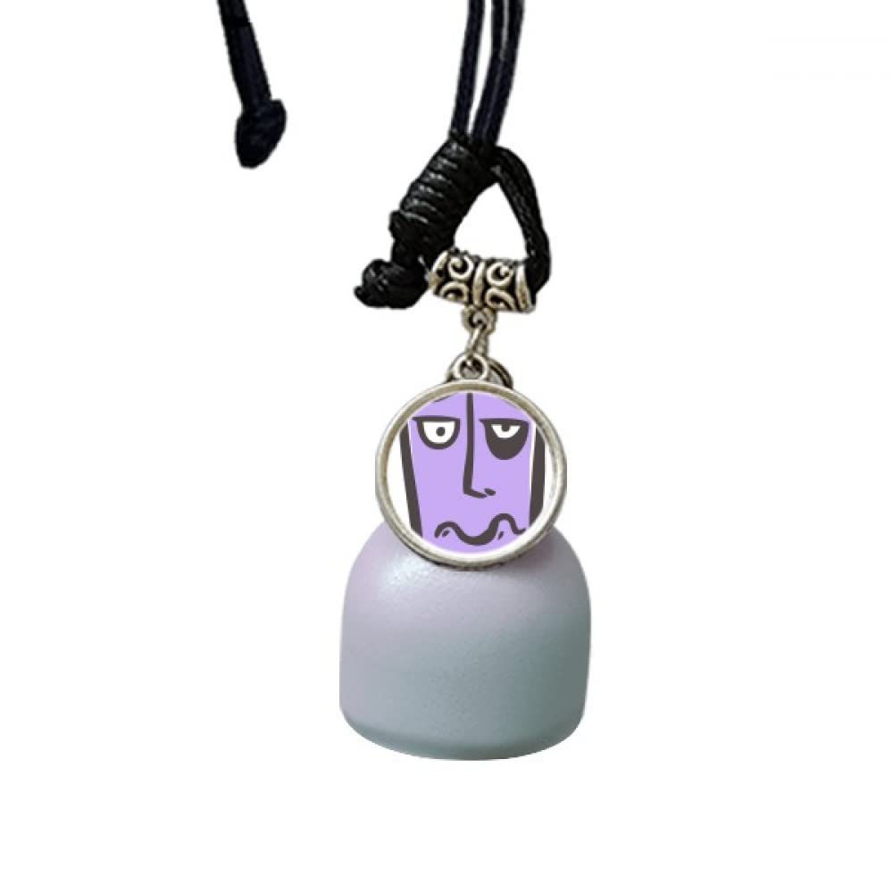 Colgante de coche con cara de hombre boceto regalo para conductores