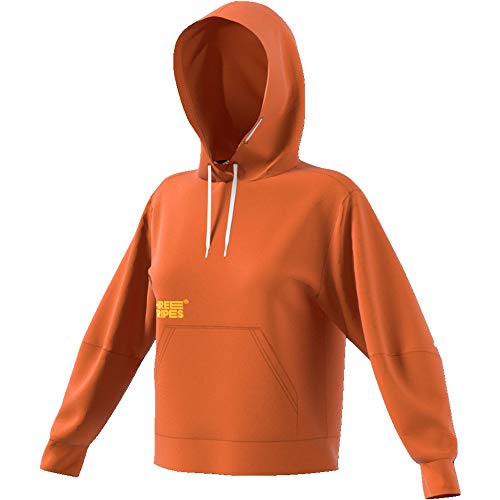 Preisvergleich Produktbild adidas Damen Kapuzenpullover Athletics Pack Overhead Hoodie tech Copper XL
