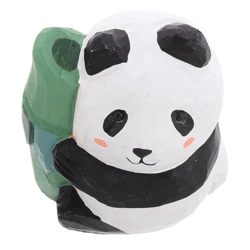 Statue Miniature de Panda en bois sculpté, cadeau idéal anniversaire et crémaillère