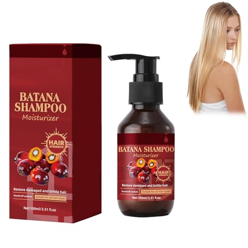 Eazerom 03 Champú para el cabello con aceite de Batana,100ml Champú con Aceite de Batana,Champú de Salón de Hidratación Intensiva Natural,Champú de Batana Pelo,Cuero Cabelludo Teparador y Nutritivo
