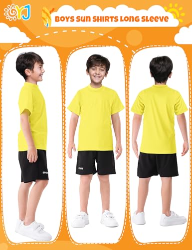 Image of Boys Rash Guard Short Sleeve Swim Shirt UPF+ 50 Rashguard for Toddler Teens Water Sun Shirts Swim Wear Quick Dry