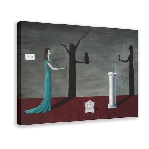 Toile Strange Shadows Gertrude Abercrombie cadre déco pour mur de bureau vide
