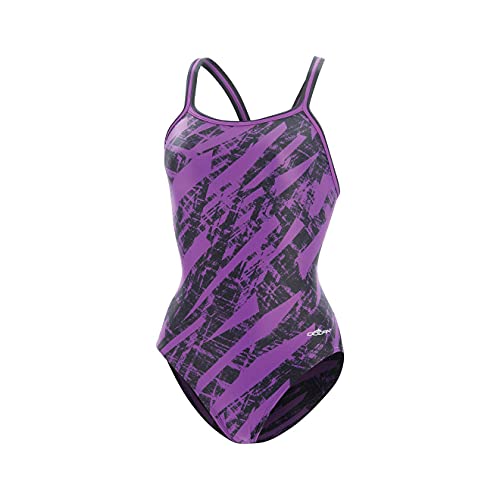 Dolfin Women's XtraSleek Eco Team Print DBX Back Purple 26