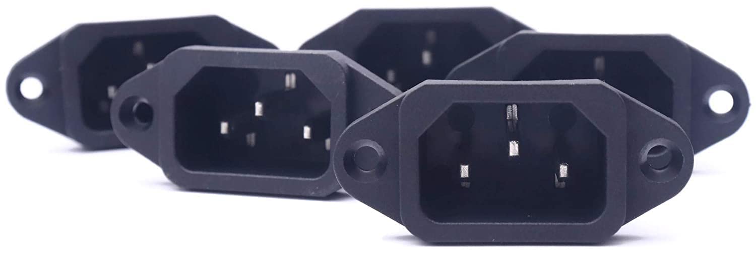 (PACK OF 5) AC 250V 10A 3pin Panel Mount Plug Adapter Connector Socket-AMZ (B0B29FVFQ9) Amazon Price History, Amazon Price Tracker