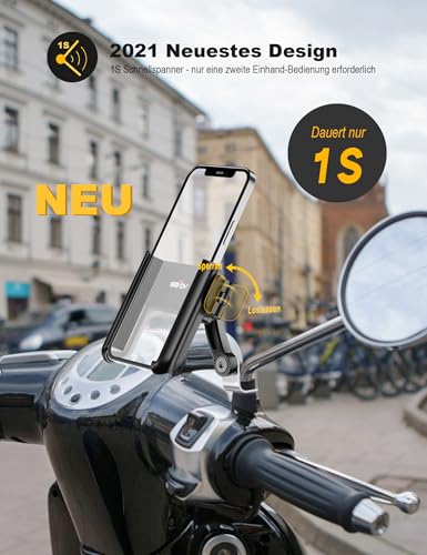 Motorrad Handyhalterung von Grefay für Smartphones
