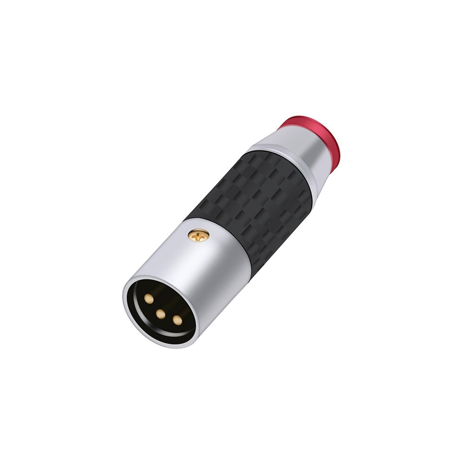 Conector XLR de 3 pines macho y hembra D1009M-Red para cables de audio