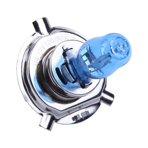 Bombillas H4 6000K súper brillante de alta potencia 12V con acabado xenón para óptica de coche 2