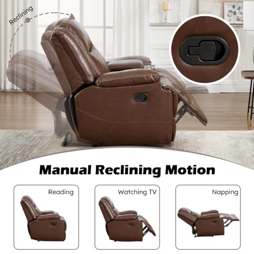 ANJ Genuine Leather Recliner