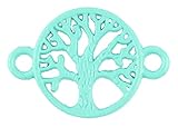 Árbol de vida: el árbol de la vida acompaña a su portador y le proporciona paz, bendición y amor. Crece y prospera con las secciones de la vida y mantiene todo el mal alejado. En los budistas, el árbol de la vida también es un símbolo de la creación y un símbolo de la inmortalidad. El símbolo del árbol de la vida se une con el cielo y la tierra. La corona del árbol se eleva hasta el cielo, las fuertes raíces se elevan profundamente hasta el interior. Además, se dice que el árbol de la vida para