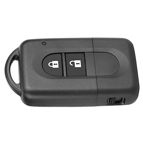 Estuche para llavero, Estuche para llave remota, tamaño compacto, 2 botones, carcasa para llave, ABS liviano para Nissan Micra Nissan Note Nissan X-Trail Nissan Qashqai Cover
