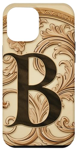Image of iPhone 13 Pro Max Boho Chic Floral Wreath Latter M Cute Pastel Case