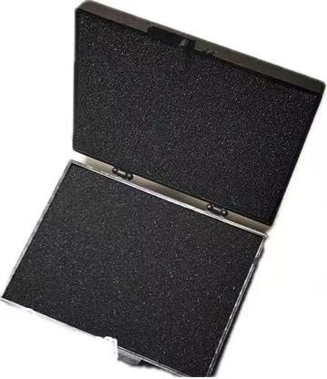 Lot de 5 boîtes de rangement ESD Safe IC, organiseurs de puces en mousse antistatiques pour BGA, SMD, composants électroniques (100 x 75 x 18 mm/noir entier)