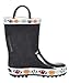 Joseph Allen Boy's Black Multi Sports Fashion Rain Boots Shoes