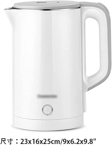 Miniatura 2 de OLOTU Hervidor de té eléctrico Hervidor eléctrico 1500w Caldera de agua fría al tacto Caldera de agua caliente interior de acero inoxidable Caldera