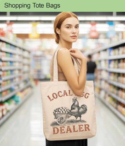 Image of Aesthetic Tote Bag for Women Girls, Stylish Tote Bag for Friends Besties Coworker