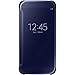 Produktbild Samsung Handyhülle Schutzhülle Protective Case Cover mit Clear View Klarsicht Cover für Galaxy S6, schwarz