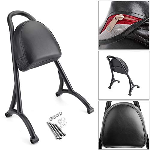 Topteng Pasajeros Sissy Bar Respaldo w/Pad para Deportes-TER 883 1200 XL 04-16