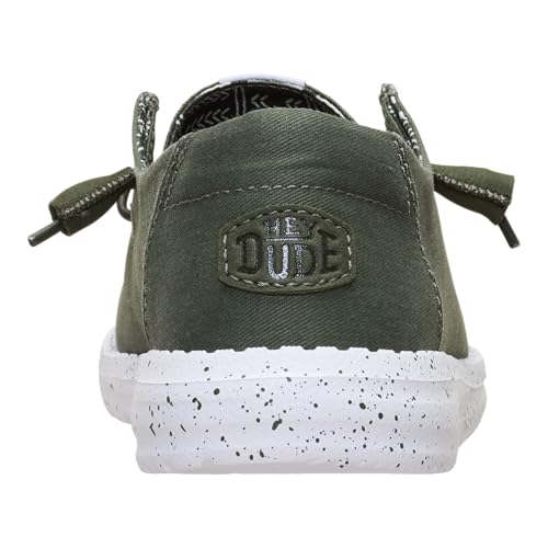 Image of HEYDUDE Women's Wendy Stretch Canvas Slip On Shoes | Easy On Loafer