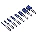 8 Pcs Woodworking Slotting Milling Cutter Double Edged Straight Knife Extended Industrial Grade High Precision for Wood Countertops Cabinets Window Frames 8mm Straight Shank