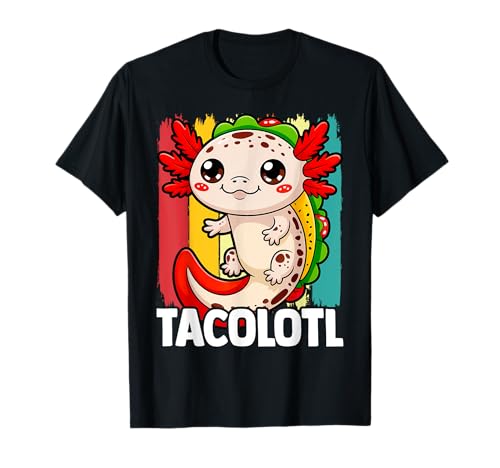 Funny Taco Axolotl Tuesday Food Taco Lovers Cute Kawaii T-Shirt