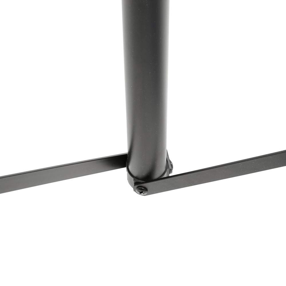 Gravity SP 5111 B - Supporto corto per casse da 35 mm, Alluminio Nero