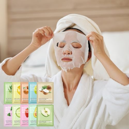 Nadiaen 10 PCS Face Masks Skincare,Sheet Mask,Face Masks Beauty,Sheet Face Mask,Face Sheet Masks,Face Mask Sheet,Hydrating,Moisturizing,Soothing and Repairing,Suitable for Various Skin Types - Image 7
