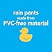 Green Sprouts Baby Toddler Rain Pants, Pink, 3T/4T