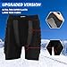 TOM SHOO Hip Protection Pads Shorts Upgrade Hip Pads 3D EVA Hip Protection Pad