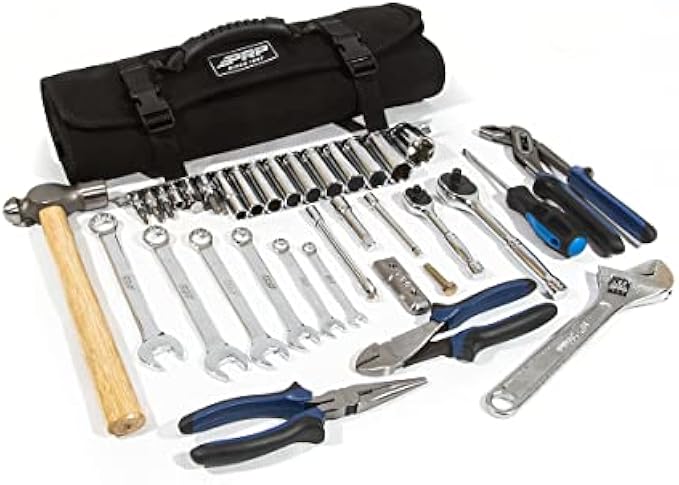 PRP Seats RZR Roll Up Tool Bag with 36pc Tool Kit