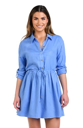Robe courte de plage La Blanca pour couvrir son maillot avec style