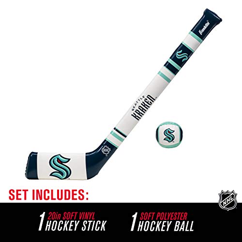 Image of Franklin Sports NHL Team Mini Soft Hockey Stick Set - NHL Team Soft Foam Mini Hockey Stick and Ball - Great Toy for Kids