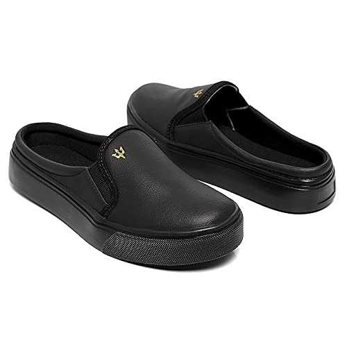 Mule Feminino Slip On Casual Sem Cadarço Prático Extra Leve
