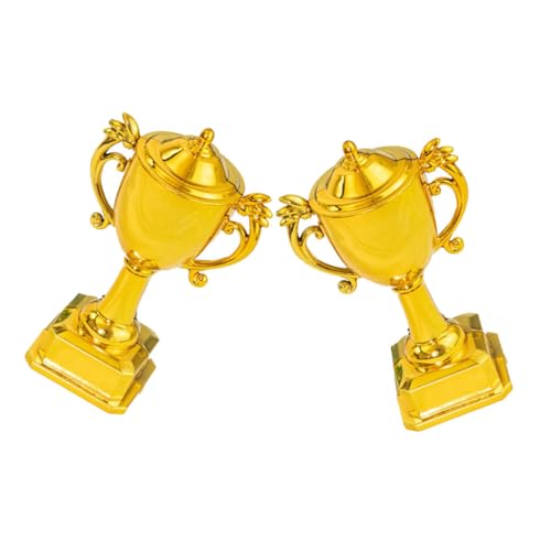 GALPADA 1 Juego Copa De Mini De Plástico Para Fiestas Decoración De Premiación Para Divertidos De Participación Perfectos Para Recompensas Y Celebraciones 2 Piezas
