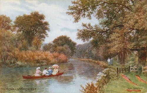 Tableau sur toile la Medway près de Maidstone d'Alfred Robert Quinton 60x90cm pour chambre