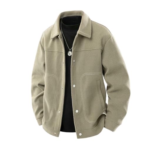 Chaqueta informal holgada con solapa para hombre: la prenda de entretiempo imprescindible