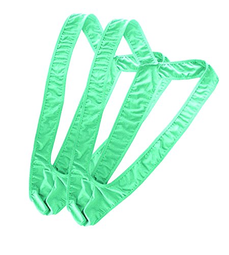 Oludkeph Set of 2 Mens Mankini Underwear Costume Swimsuit Thong Halloween (Green, One Size)