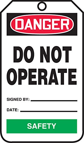 Étiquette de département Danger Do Not Operate pour sécuriser vos équipements de maintenance