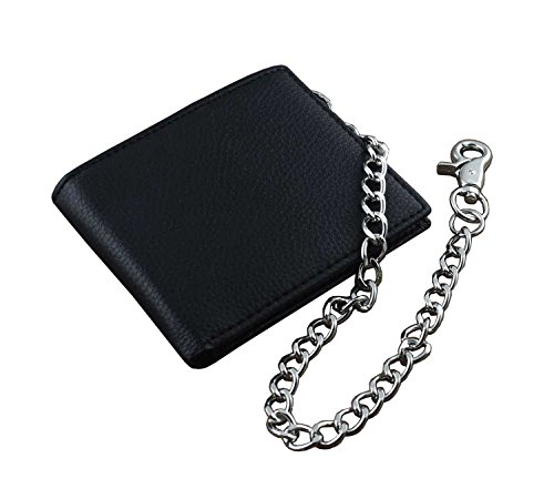 Mens Boys Simple Leather Chain Wallet Biker EMO Gift2