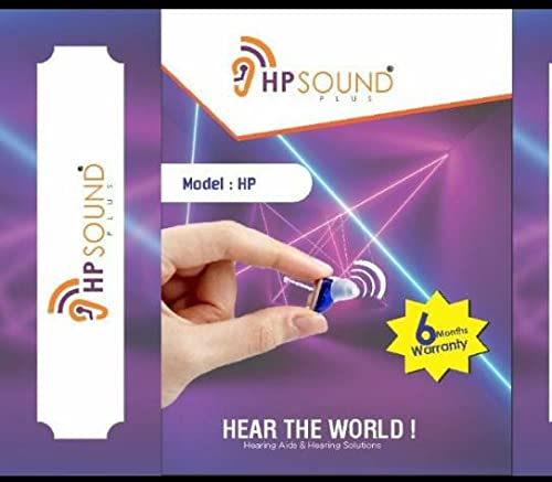 Image of Invisible Smallest Mini CIC Hearing Aid Machine- Beige (Right-Single Ear) 6 German Batteries Free