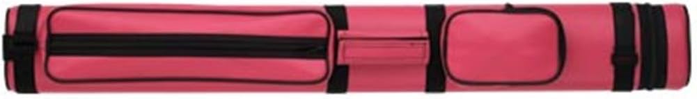 ACTION AC22 Tube Style Hard Vinyl Cue Case, 2x2 Pool Stick Billiards Traveling Cue Case for 2 Butts and 2 Shafts