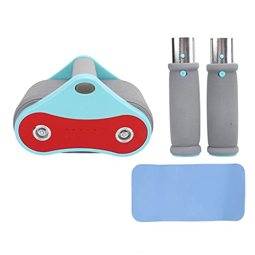 Roda de Rolo Abdominal, ABS e Liga de Alumínio Kit de Roda de Exercício Abdominal Mola para Trás Ant