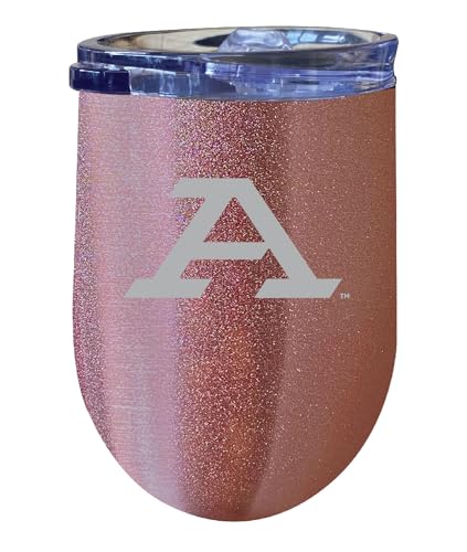 R and R Imports Akron Zips 12oz Laser Etched Insulated Wine Stainless Steel Tumbler Officially Licensed Collegiate Product