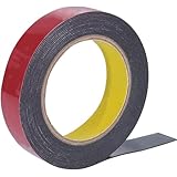  CANOPUS 3M Ruban Adhésif Double Face Extra Fort (20mm x 3m), Épaisseur (1,1mm), Imperméable Support de Plaque d\'immatriculation, Ruban Double Face pour Intérieure, Extérieure, Ruban de Automobiles