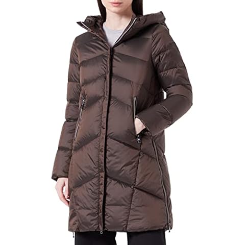 Geox Women's Adrya Down Coat in Dark Pinecone Brown Cover