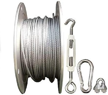 Baseball Batting Cage Cable Kit for Indoor Installation