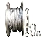 Baseball Batting Cage Cable Kit for Indoor Installation