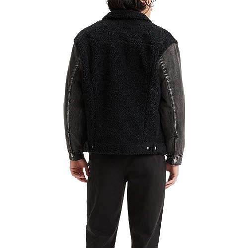 Levi's Mens Hybrid Relaxed Cozy Trucker2