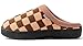 UBFEN Mens Slippers for Indoor Bedroom Memory Foam House Shoes Lightweight Slip On Outdoor Slipper B Brown Size 11-12
