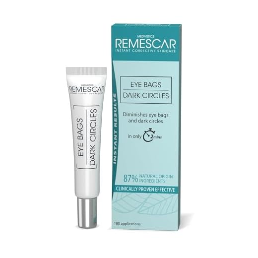 Remescar Bolsas y Ojeras Efecto Inmediato 8ml - Crema para el Tratamiento & Eliminación Instantánea de las Bolsas de los Ojos - Eliminar Bolsas y Ojeras Hombre y Mujer - 180 Aplicaciones